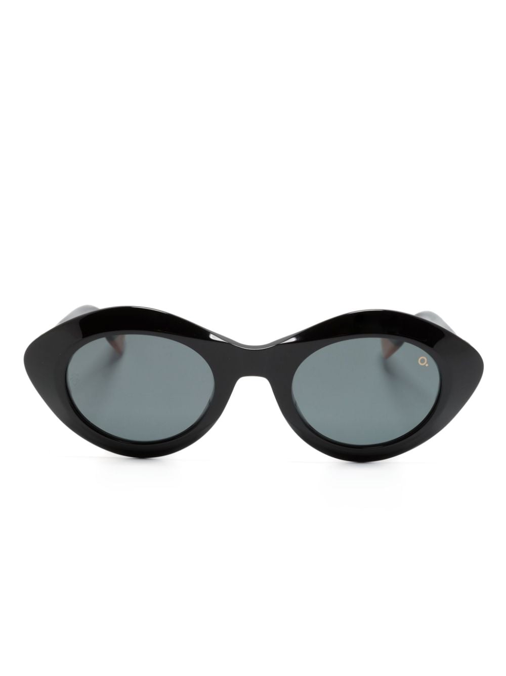 Etnia Barcelona Ampat Sonnenbrille mit ovalem Gestell - Schwarz von Etnia Barcelona