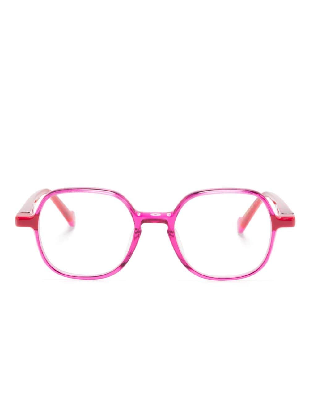 Etnia Barcelona Card Brille mit eckigem Gestell - Rosa von Etnia Barcelona