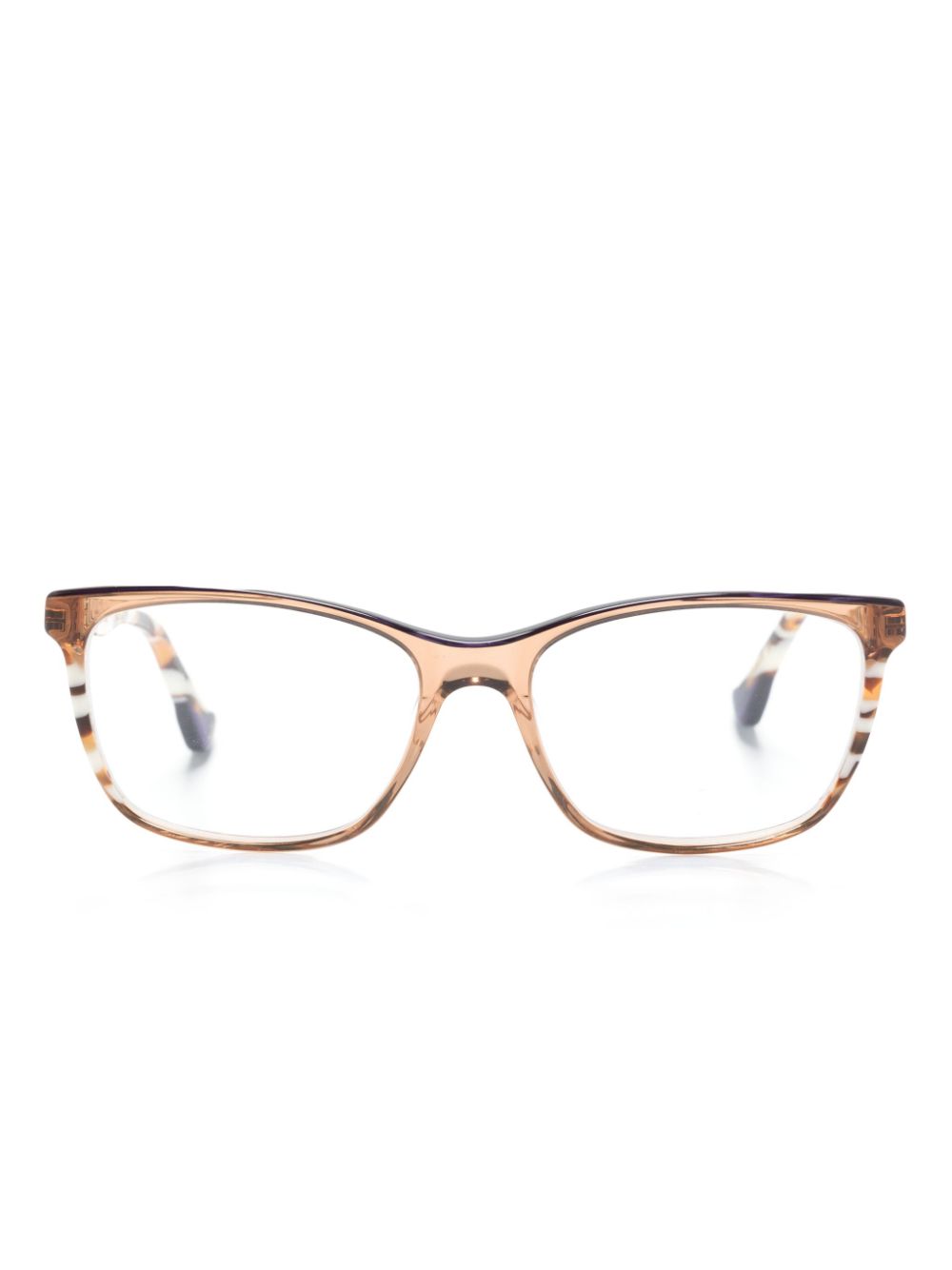 Etnia Barcelona Constanza Brille im Wayfarer-Design - Braun von Etnia Barcelona