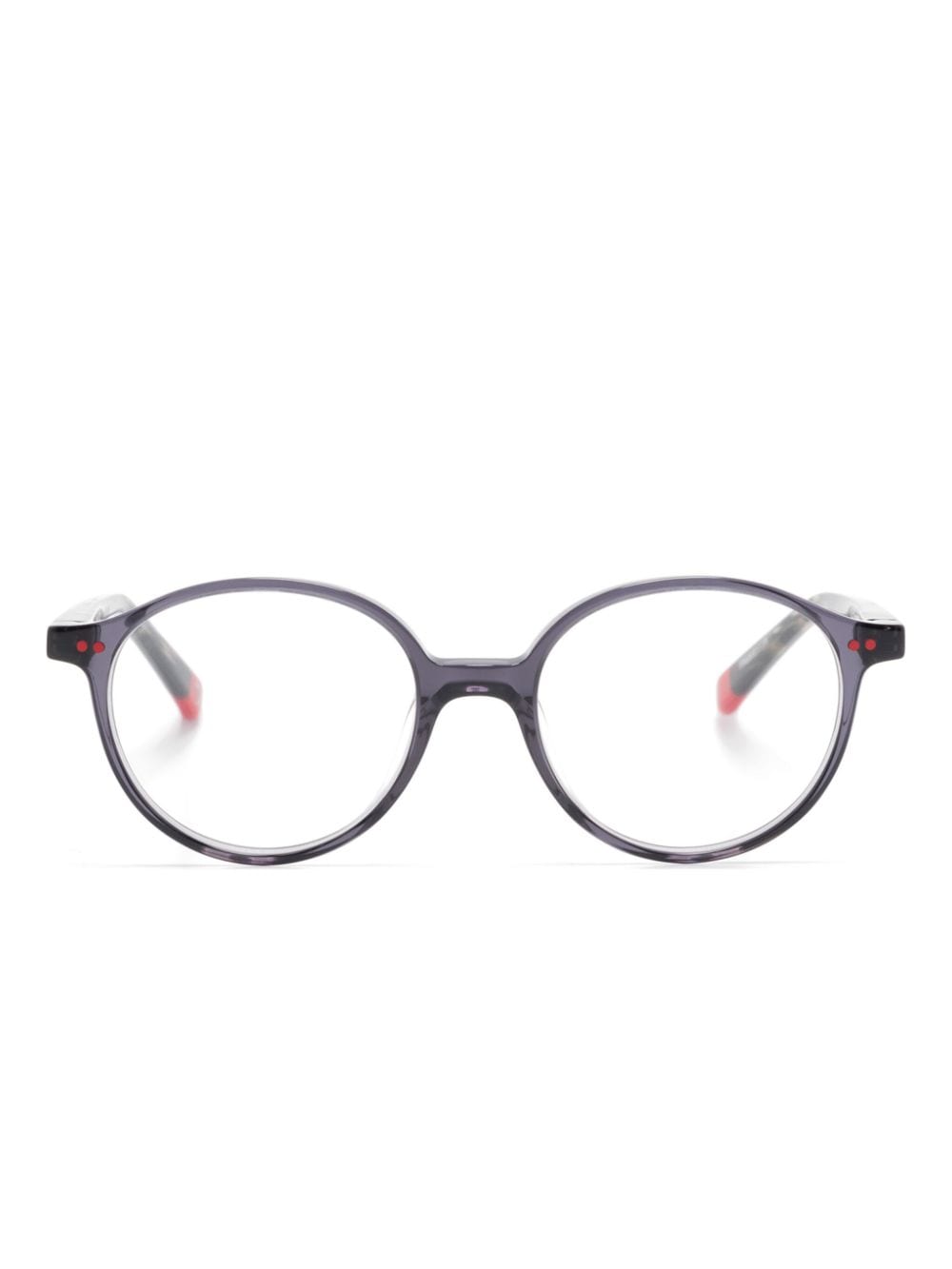 Etnia Barcelona Stitch Brille mit rundem Gestell - Schwarz von Etnia Barcelona