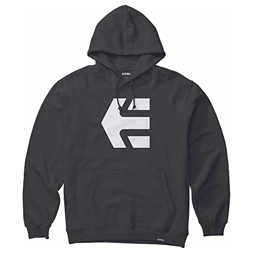 Etnies Basic Icon Hoodie Männer Kapuzenpullover schwarz L 80% Baumwolle, 20% Polyester Streetwear von Etnies