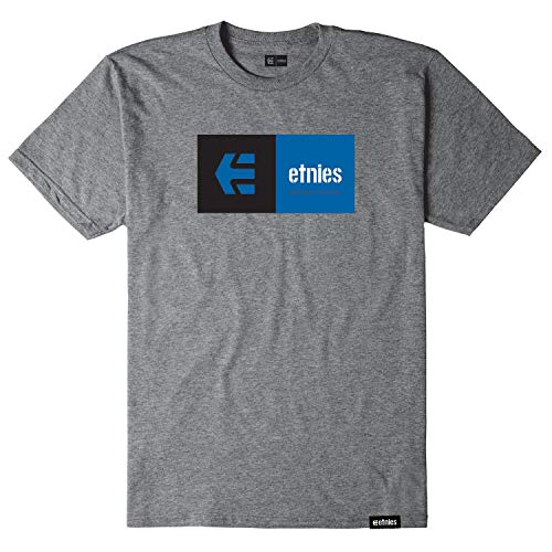 Etnies Eblock Short Sleeve T-Shirt Small Grey Heather von Etnies