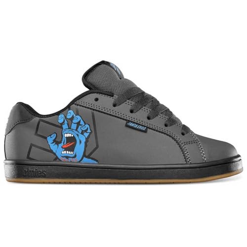 Etnies Fader X Santa Cruz Unisex-Sneaker für Kinder, Dunkelgrau Schwarz, 21.0 cm von Etnies