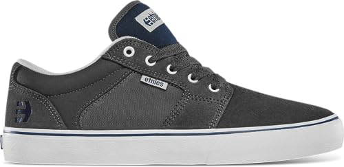 Etnies Herren Barge LS Skate-Schuh, Grey/Grey/Blue, 43 EU von Etnies