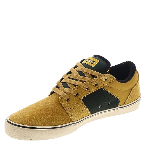 Etnies Herren Barge LS Skate-Schuh, TAN/Green, 38 EU von Etnies