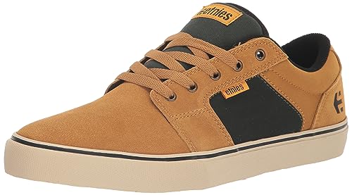 Etnies Herren Barge LS Skate-Schuh, TAN/Green, 43 EU von Etnies