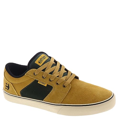 Etnies Herren Barge LS Skate-Schuh, TAN/Green, 44 EU von Etnies