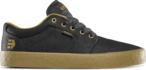 Etnies Herren Barge LS Skate Shoe, Black RAW, 42.5 EU von Etnies