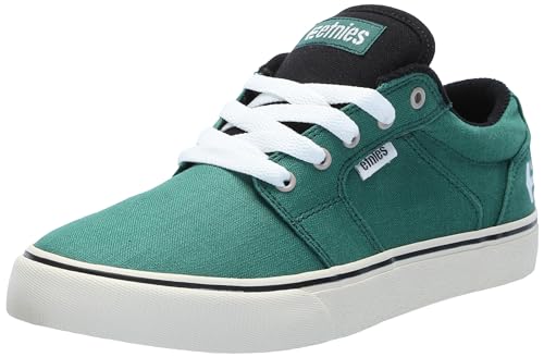 Etnies Herren Barge LS Skate Shoe, Green/Black/White, 41 EU von Etnies