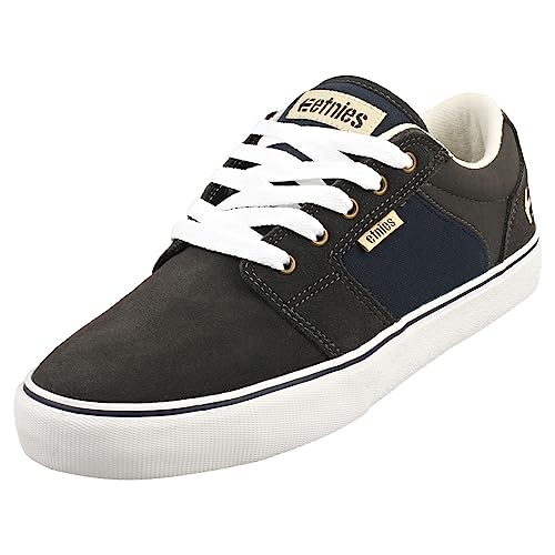 Etnies Herren Barge Ls Skate-Schuh, Grau Marineblau Weiß, 38 EU von Etnies