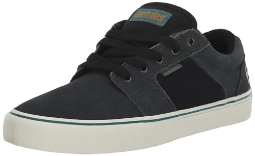 Etnies Herren Barge Ls Skate Shoe, Dunkelgrau Schwarz Gold, 38.5 EU von Etnies