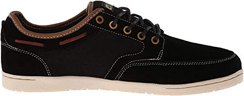 Etnies Herren Dory Skateboardschuhe, Schwarz (Black/White/Gold) von Etnies