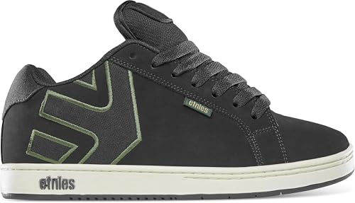 Etnies Herren Fader Skate Shoe, Schwarz Grün, 42.5 EU Etnies Herren Fader Skate Shoe, Schwarz Grün, 42.5 EU von Etnies