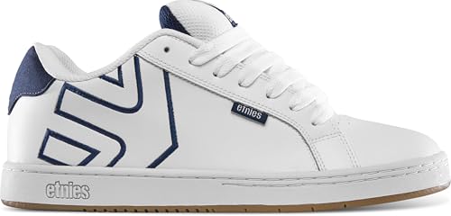 Etnies Herren Fader Skate Shoe, White/White/Navy, 41.5 EU von Etnies
