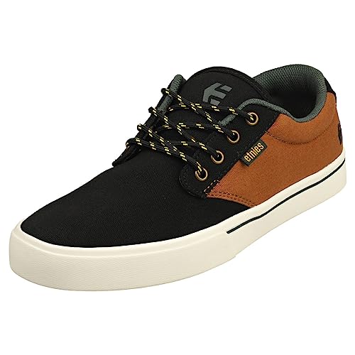 Etnies Herren Jameson 2 ECO Skate Shoe, Black Tan Orange, 37.5 EU von Etnies