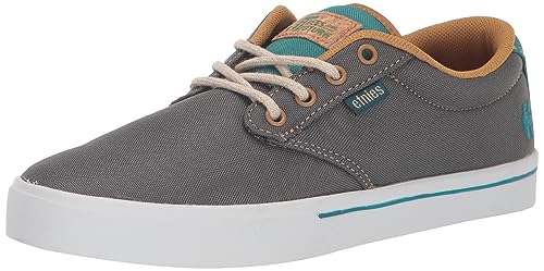 Etnies Herren Jameson 2 ECO X TFTF Skate-Schuh, Grey/Blue, 46 EU von Etnies