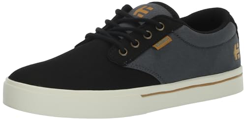 Etnies Herren Jameson 2 Eco Skate Shoe, Schwarz Dunkelgrau Gold, 38 EU von Etnies