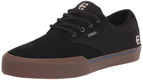 Etnies Herren Jameson Vulc Skate-Schuh, Schwarzes Gummi Silber, 41.5 EU von Etnies