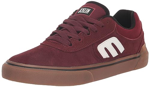 Etnies Herren Joslin Vulc Low Top Skateschuh Skateschuh, Burgunderrot/Gummi, 8 von Etnies