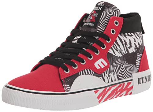 Etnies Herren Kayson High Skate-Schuh, Rot Weiß Schwarz, 42 EU von Etnies