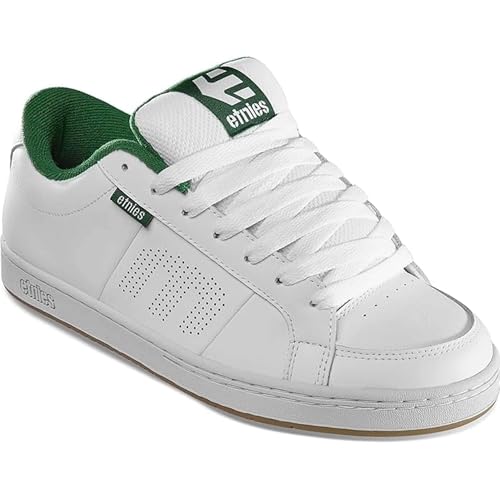 Etnies Herren Kingpin Skate Shoe, White/Green, 41 EU von Etnies