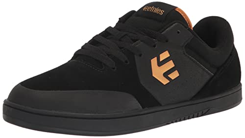 Etnies Herren Marana Skate Skate Sneaker Schuhe Casual - Braun, Schwarz/Gold, 41.5 EU von Etnies