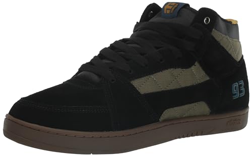 Etnies Herren Mc Rap Hi Skate Shoe, Schwarz Grüner Kaugummi, 37 EU von Etnies