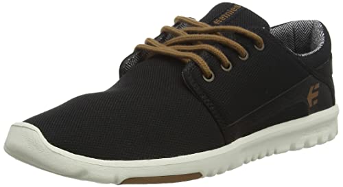 Etnies Herren Scout Skate-Schuh, Schwarz Gold Weiß, 45 EU von Etnies