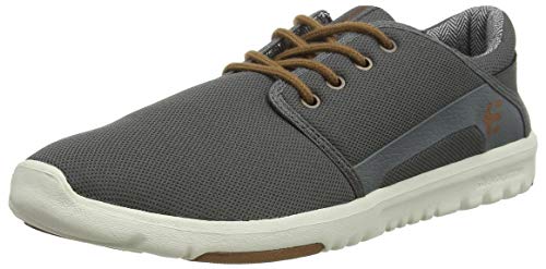 Etnies Herren Scout Sneaker, Grau/Gold/Weiss, 40 EU von Etnies