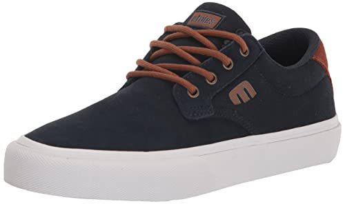 Etnies Herren Singleton Vulc XLT Skate Skate Sneakers Schuhe Casual - Schwarz, Marineblau/Braun/Weiß, 39 EU von Etnies