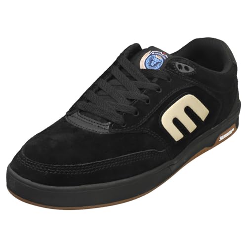 Etnies Men's The Aurelien Michelin Low Top Skate Shoe, Schwarz/Gold, 45 EU von Etnies