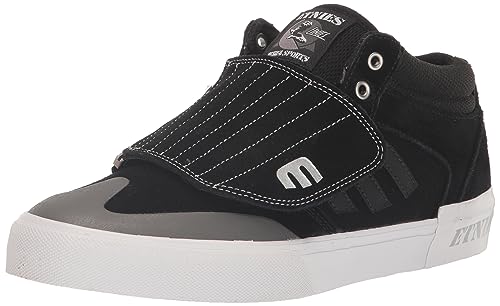 Etnies Herren Windrow Vulc Mid Top Skateschuh Skateschuh, Schwarz/Weiß/Silber, 11 von Etnies