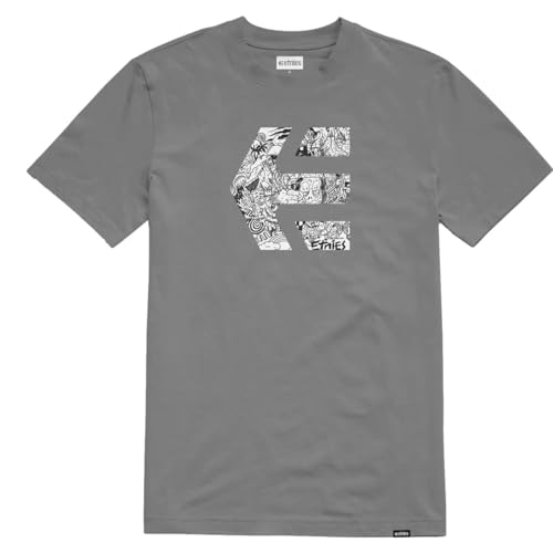 Etnies Icon Graphic T-Shirt, grau, M von Etnies