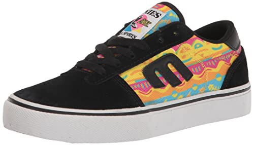 Etnies Kids Calli-Vulc Skate-Schuh, Schwarz mit Aufdruck, 30 EU von Etnies