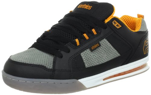 Etnies LEVI Sherwood Layered AIRBAG 4102000128-577, Herren Sneaker, Schwarz (Black/Grey/ORANGE 577), EU 40 (US 7.5) von Etnies