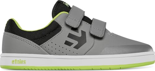 Etnies Little Kids Marana Skate-Schuh, Grey/Lime/White, 29 EU von Etnies