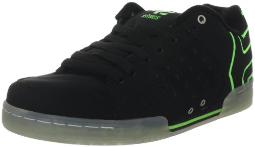 Etnies Piston 4101000331, Herren Sportschuhe - Skateboarding, Schwarz (Black/Green 985), EU 39 (US 7) von Etnies