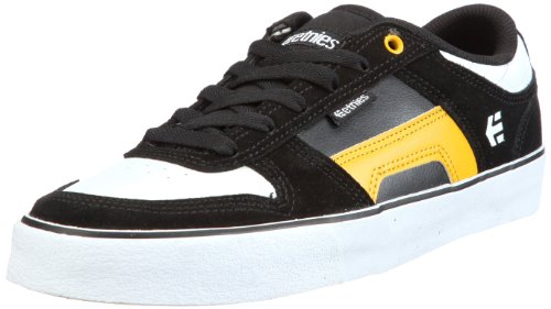 Etnies RVS 4101000310, Herren Sneaker, Schwarz (Black/White/Gold 715), EU 42.5 (US 9.5) von Etnies