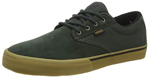 Etnies Unisex-Erwachsene Jameson Vulc Skateboardschuhe, Grün (310-Green/Black 310) von Etnies