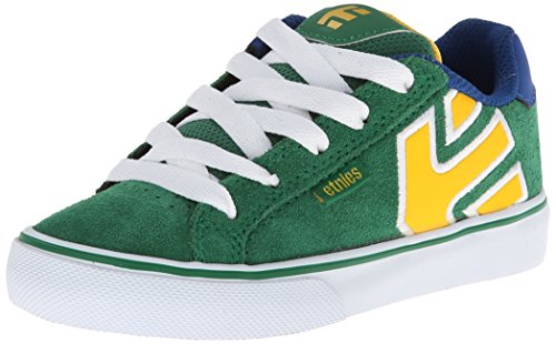 Etnies Unisex-Kinder Kids Fader Vulc Hausschuhe, Grün (Green/White/Yellow 312) von Etnies