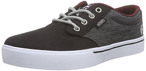 Etnies Unisex-Kinder Kids Jameson 2 ECO Skateboardschuhe, Schwarz (763 / Black Denim) von Etnies