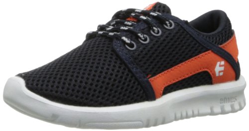 Etnies Unisex-Kinder Kids Scout Skateboardschuhe, Blau (Navy/ORANGE), 38 EU (4.5 UK) von Etnies