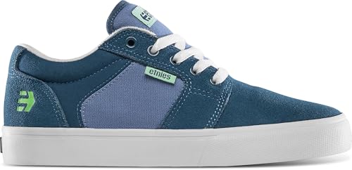 etnies Kids Barge LS Vulc Skate Shoe, Teal, 37.5 EU etnies Kids Barge LS Vulc Skate Shoe, Teal, 37.5 EU von Etnies