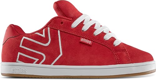 etnies Kids' Fader Skate Shoe, Red/White, 32.5 EU von Etnies