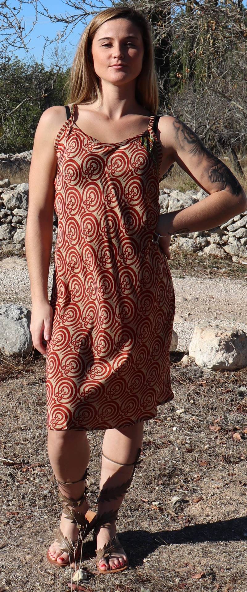 Damenkleid, Boho Kleid, Sommerkleid, Seidenkleid, Partykleid, Ethno Kleid, Lässiges Kleid, Hippie Kleid, Festival Kleid, Burning Man Kleid von Etnyka
