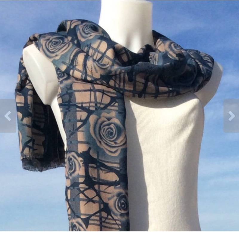 Doppel Schicht Schal Herbst Schals Für Frauen Mode Winter Frühling Damen Einzigartige Geschenk Mama von Etnyka