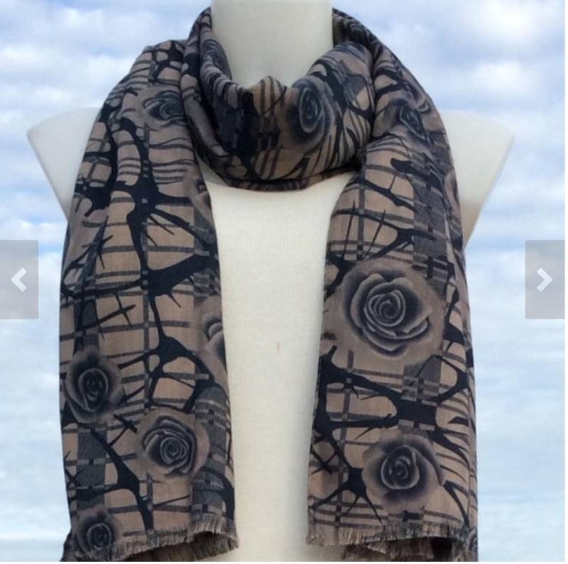 Doppel Schicht Schal Herbst Schals Für Frauen Mode Winter Frühling Womens Einzigartige Mutter Tochter von Etnyka