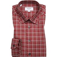 ETON Herren Hemd rot kariert Slim Fit von Eton