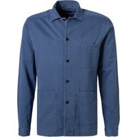 ETON Herren Overshirt blau Baumwolle von Eton