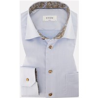 ETON Herren Hemd blau Baumwolle Classic Fit von Eton